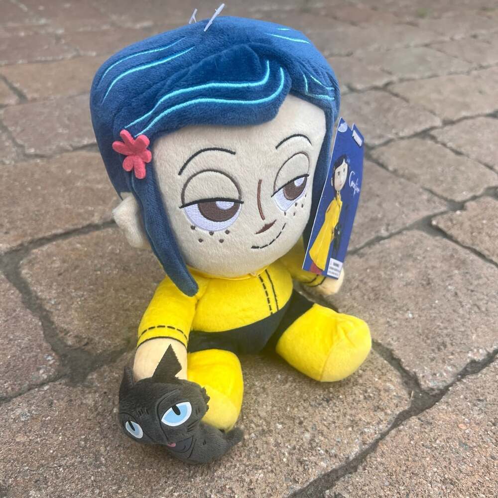 Kidrobot Phunny Laika Coraline And The Cat Plush Doll New With Tags